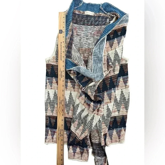 Altar’d State Aztec Sweater Women’s Small Southwest Longline Sleeveless Vest - Picture 5 of 6